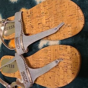 Guess Sandals Jean and Cork 8 Women's